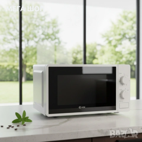 Микровълнова фурна VOX M-30, 700W, 20л с механичен таймер, снимка 2 - Микровълнови - 53884585