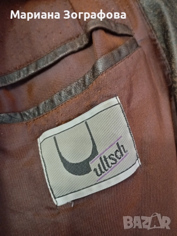 Кожено яке ULTSCH, от естествена кожа, - и лека Кабардинка(манто), Размери в см., снимка 4 - Якета - 49169556