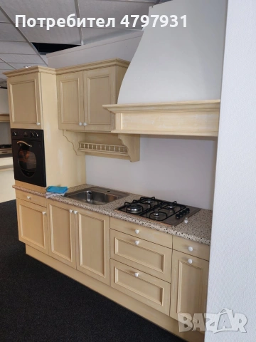 Чисто нова дървена кухня с уреди, снимка 6 - Кухни - 54206161