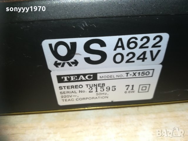 teac stereo tuner 1503210940, снимка 4 - Ресийвъри, усилватели, смесителни пултове - 32162650