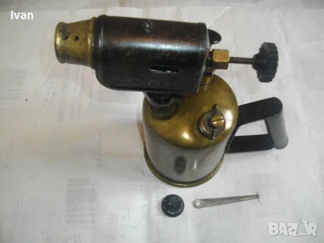 БЪЛГАРСКА СОЦ 1973г. БЕНЗИНОВА ГОРЕЛКА ХРОМ СИЛИСТРА ОТЛИЧНО СЪСТОЯНИЕ ПОЧТИ НОВА 1 ЛИТЪР С ИГЛА , снимка 7 - Други инструменти - 48235270