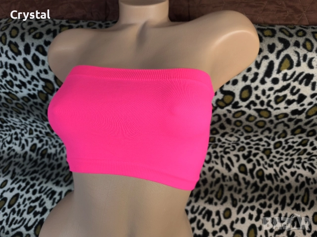 Неоново розово бюстие, снимка 3 - Корсети, бюстиета, топове - 52973000