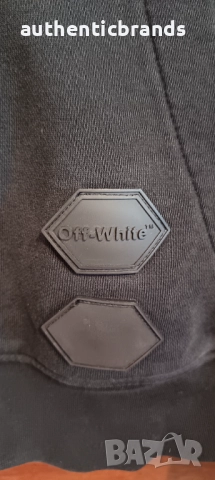 Off White c/o Virgil Abloh 2019 Graphic Print Hoodie L, снимка 3 - Спортни дрехи, екипи - 52691793