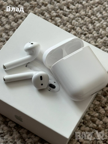 Продавам Apple AirPods 2 (оригинал), снимка 3 - Слушалки и портативни колонки - 51871177