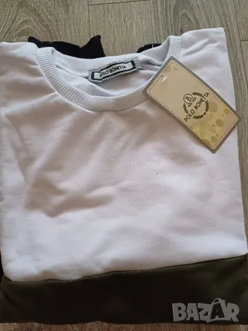 Дамска памучна нова блуза с дълъг ръкав в 3 цвята,р.М, снимка 4 - Блузи с дълъг ръкав и пуловери - 47946199