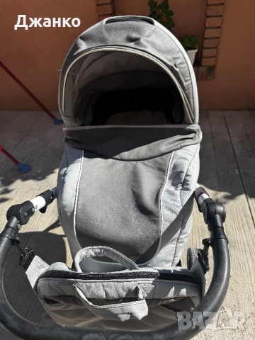 Бебешка количка vogue eco silver grey - NIO, снимка 3 - Детски колички - 51531596