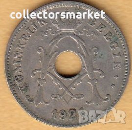 10 сантима 1924, Белгия, снимка 2 - Нумизматика и бонистика - 38513200