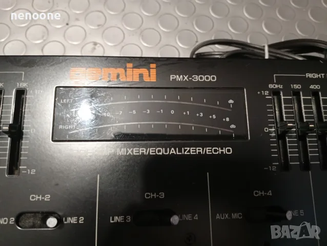Gemini pmx 3000 mixer , снимка 8 - Аудиосистеми - 55991323