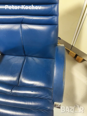 Офисни Посетителски столове в отлично състояние Сини, снимка 7 - Столове - 50818982