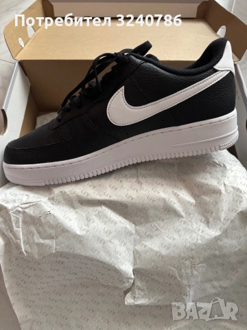 Nike Air Force 1 Black/White, снимка 3 - Ежедневни обувки - 53883729