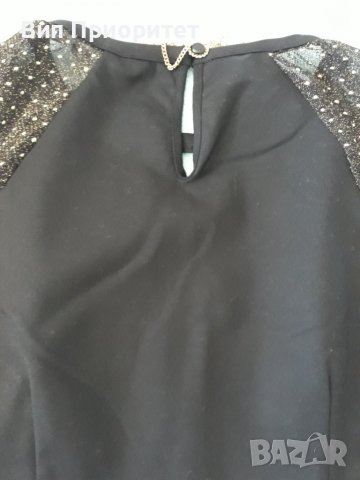 PHILIPP PLEIN - Черна маркова рокля , много стилна и елегантна, страничен ефектно подчертан цип , снимка 13 - Рокли - 37265406