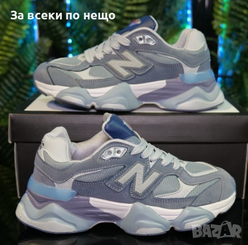 New Balance 9060 сиво и тъмносиньо  Дамски Маратонки С Кутия👟Дамски Спортни Обувки Код S74, снимка 3 - Маратонки - 52408868