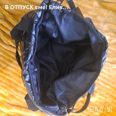 Лачена чанта  40 х 45 см С къси и дълга дръжка с регулиране на дължината, снимка 3 - Чанти - 52491286