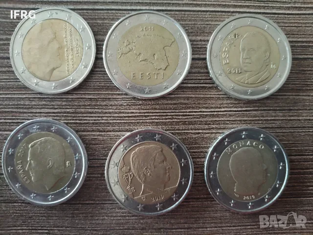 Редки регулярни монети от 2 евро