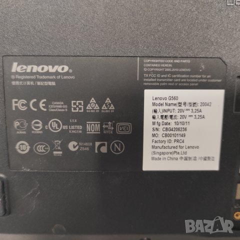 Lenovo G560 на части, снимка 13 - Части за лаптопи - 31808024