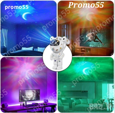 Детски Звезден Лед Проектор Астронавт с Дистанционно, Блутуут, Музика, снимка 9 - Други - 52362906