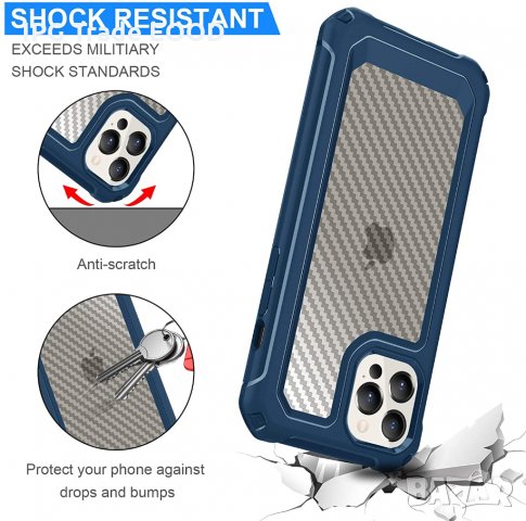 iPhone 12 Pro Max - защитен кейс 2 в 1, снимка 4 - Калъфи, кейсове - 30794889