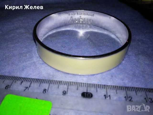 EAU THERMALE Avene МАРКОВА с ПОСРЕБРЯВАНЕ МОДНА ДИЗАЙНЕРСКА АРТ ГРИВНА 37981, снимка 4 - Гривни - 40856299