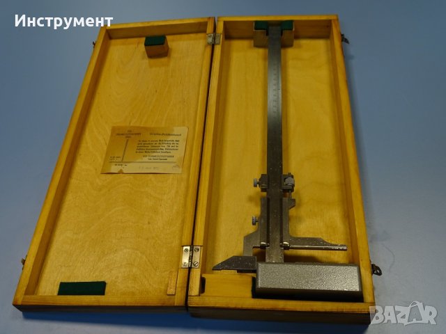 Висотомер VEB-SUHL 0-300mm vernier height gauge, снимка 1 - Куфари с инструменти - 40777144