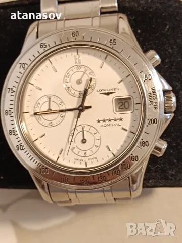 Longines admiral automatic chronograph, снимка 4 - Мъжки - 49537453