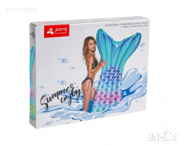 Надуваем дюшек русалка, 183/110см