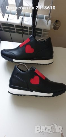 LOVE MOSCHINO Leather Womens Size 40- 25.5- 26см ОРИГИНАЛ! ЕСТЕСТВЕНА Кожа!, снимка 8 - Дамски ежедневни обувки - 35403355