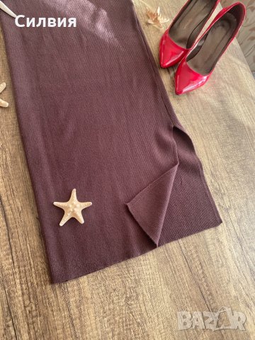 Рипсена миди пола, снимка 3 - Поли - 35454711