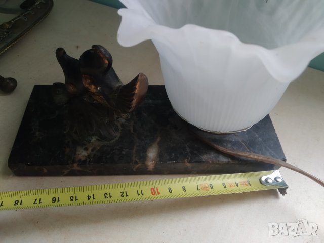 стара настолна лампа арт деко, снимка 5 - Настолни лампи - 38040187