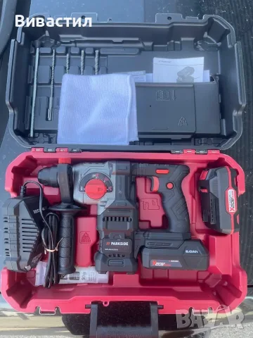 PROFESSIONAL Акумулаторен перфоратор с вертикален безчетков мотор EINHELL HEROCCO 36/28, снимка 5 - Перфоратори - 56316292