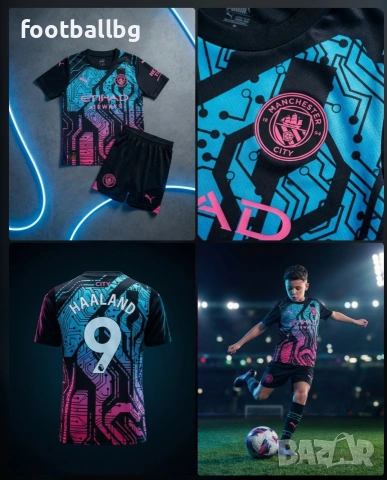 Manchester City 💙⚽️ детско юношески футболни екипи , снимка 2 - Футбол - 38193533