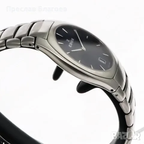 Edox Les Bémonts Ultra Slim Quartz 27006-3B-BUIN - Swiss Made, снимка 5 - Луксозни - 55911595
