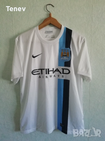 Manchester City Kun Aguero Nike 2013 2014 Third оригинална тениска фланелка Манчестър Сити Агуеро, снимка 2 - Тениски - 52826065