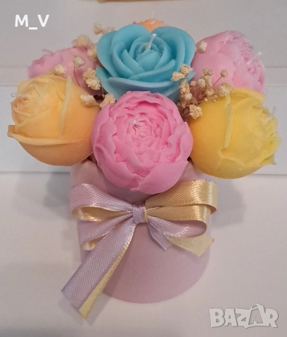 Соеви свещи ръчно изработени, снимка 3 - Подаръци за рожден ден - 53234463