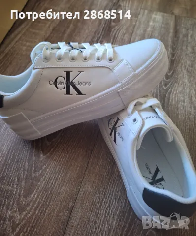 Дамски обувки Calvin Klein Jeans  размер 38, снимка 7 - Дамски ежедневни обувки - 46226979