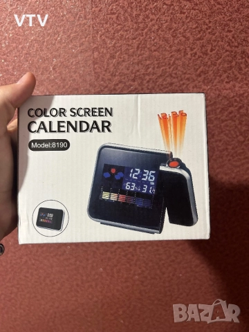 Електронен часовник с термометър 