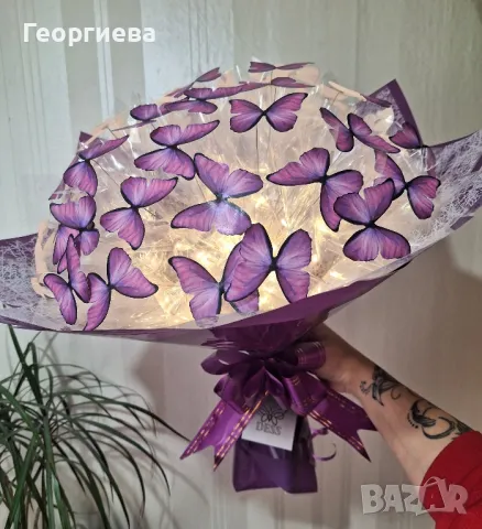 Луксозни, светещи букети "DESS"🦋✨️🎀, снимка 14 - Декорация за дома - 48546015