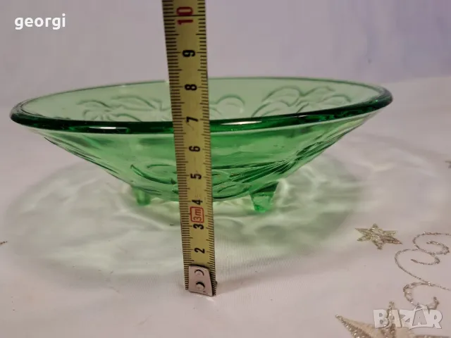 ретро фруктиера от цветно стъкло 25/1, снимка 5 - Аксесоари за кухня - 49886614