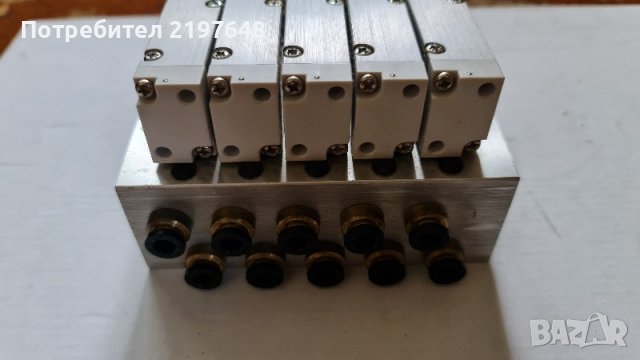 Пневматичен разпределител-панел 5бр., снимка 2 - Резервни части за машини - 37631981
