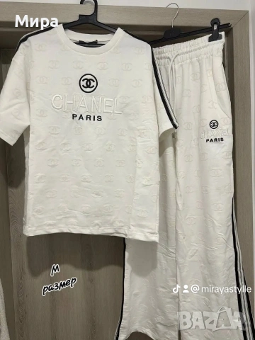 Дамски екип Chanel С и М, снимка 2 - Спортни екипи - 54227515
