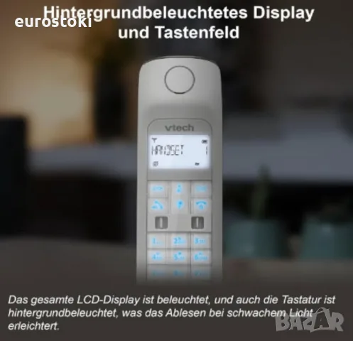 Безжичен телефон VTech LS1350 с ретро дизайн, DECT, телефонен секретар, блокиране на повикване, снимка 7 - Стационарни телефони и факсове - 56184998