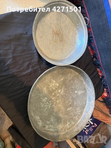 Стари менци и чанове тави, снимка 6 - Колекции - 52798458