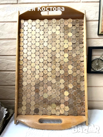 Красив голям нестандартен поднос, снимка 2 - Антикварни и старинни предмети - 52839687