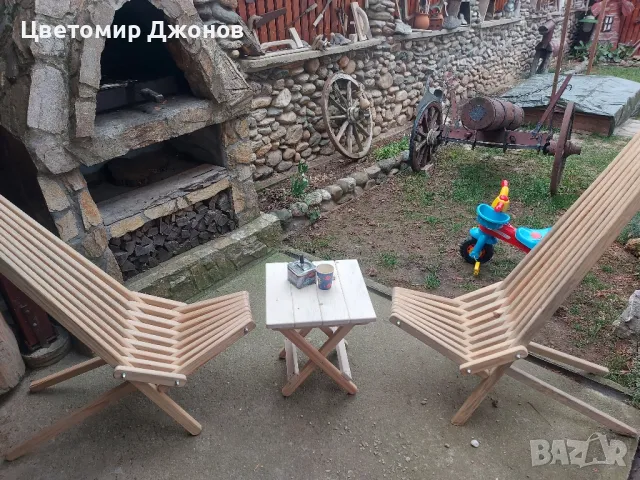 Градински стол, снимка 4 - Градински мебели, декорация  - 48936374