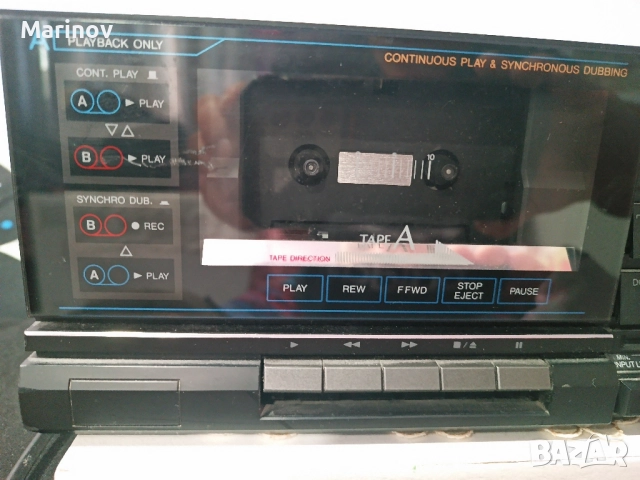 Касетен дек Sanyo RD W6120, снимка 7 - Декове - 51526646