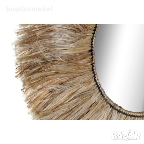 Стенно огледало DKD Home Decor Кристал Естествен Юта (64 x 3 x 64 cm), снимка 2 - Огледала - 42163576