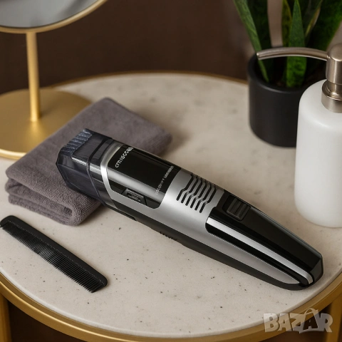 Акумулаторен тример за брада Taurus Spiro, снимка 2 - Тримери - 53041180