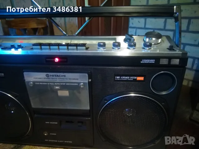 HITACHI TRK 8080 E, КЛАСИКА. , снимка 3 - Радиокасетофони, транзистори - 55970237