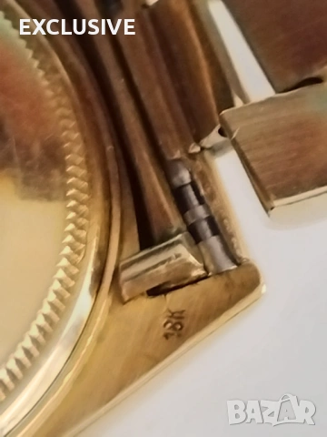 Rolex Datejust 18k solid gold  / Ролекс 18к златен каса и верижка/, снимка 8 - Мъжки - 53065833