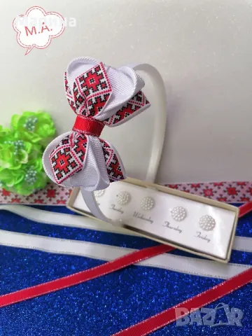 Аксесоари за коса с етно мотиви. , снимка 2 - Аксесоари за коса - 30407641