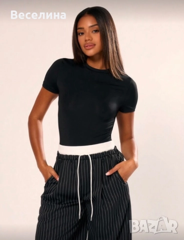 Дамско черно боди, снимка 3 - Корсети, бюстиета, топове - 52200159